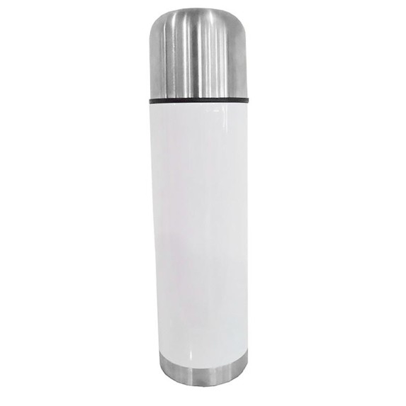 STAINLESS STEEL FLASK 750ML WHITE 